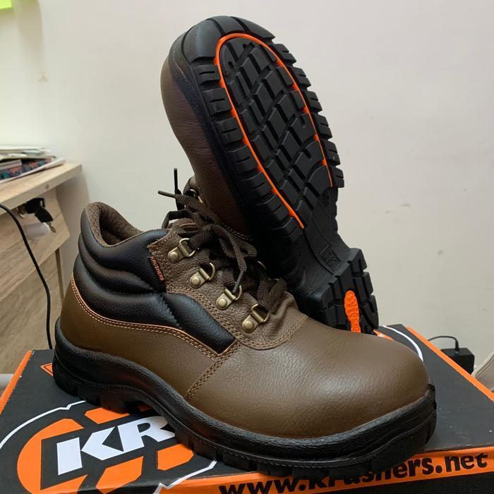 Sepatu Safety Krusher Florida Brown Murah