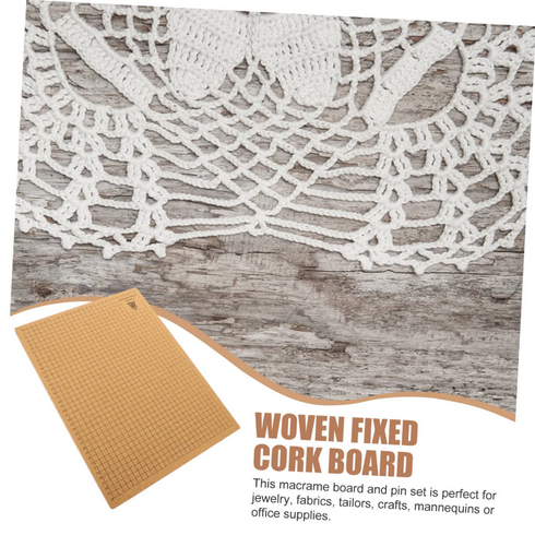Macrame Board Knitting Crochet Blocking Board 8 Inch / 12x16 Inch + 50 Pin