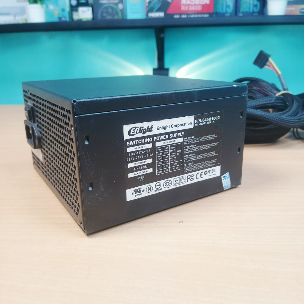 Power Supply PSU 500W 80+ Second Merk Korea – Power Supply Komputer
