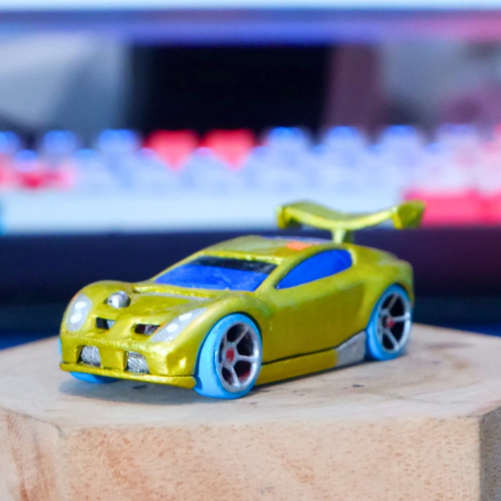 Hot Wheels Synkro Teku (Custom Acceleracers), Bekas, Loose, Preloved, Junk