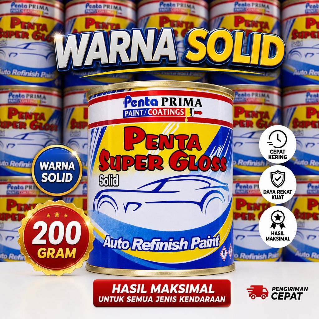Cat Duco NC PENTA SUPER GLOSS Warna Solid, cat mobil motor