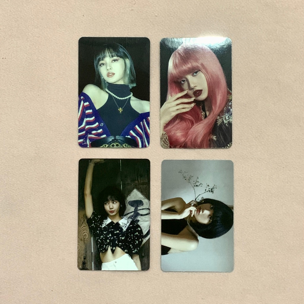 [OFFICIAL] LISA BLACK PINK PHOTOCARD HOW YOU LIKE THAT HYLT LOVESICK GIRLS 4+1 ANNIVERSARY PHOTOBOOK