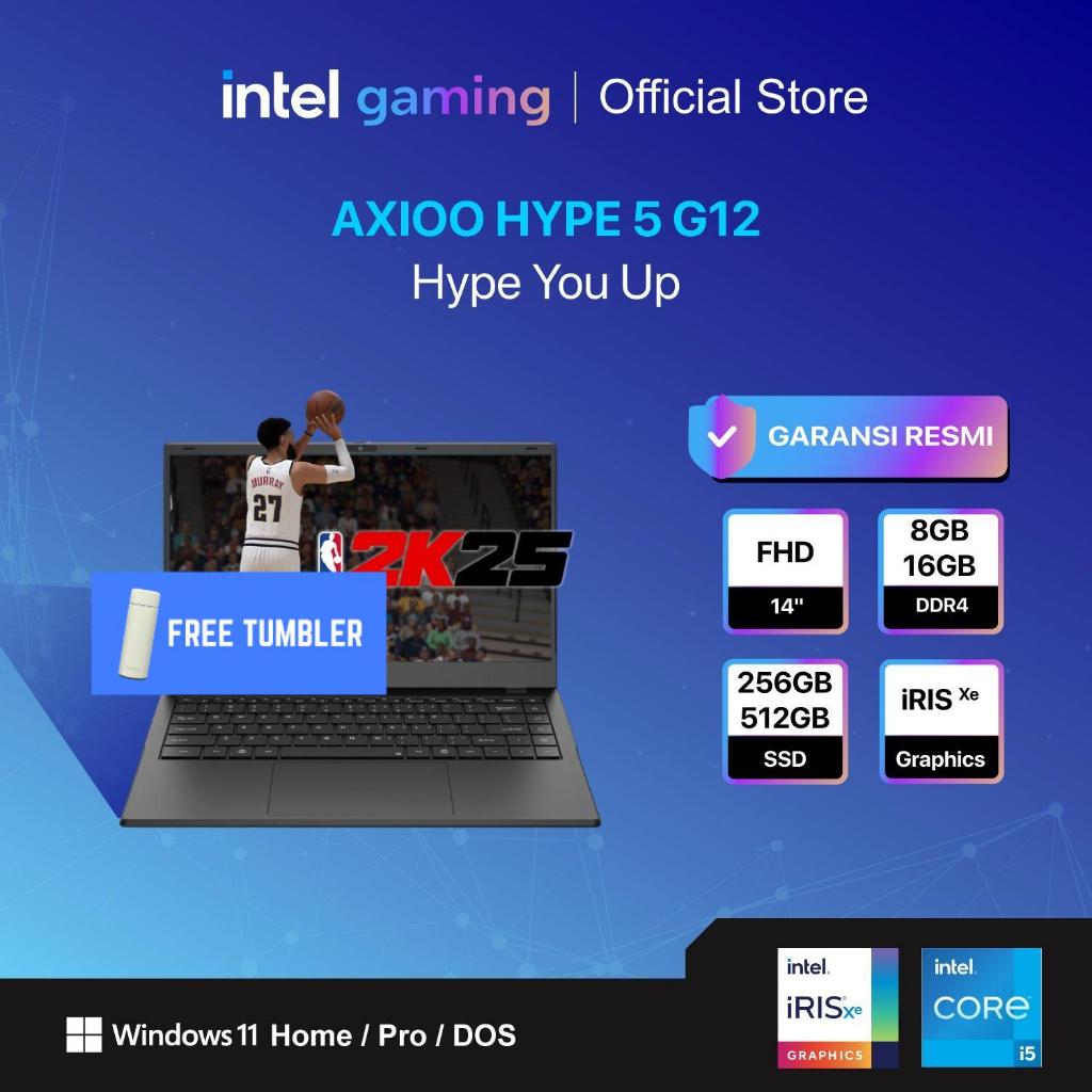 AXIOO HYPE 5 G12 I5 1235 16GB 512GB DOS 14.0FHD IPS BLK