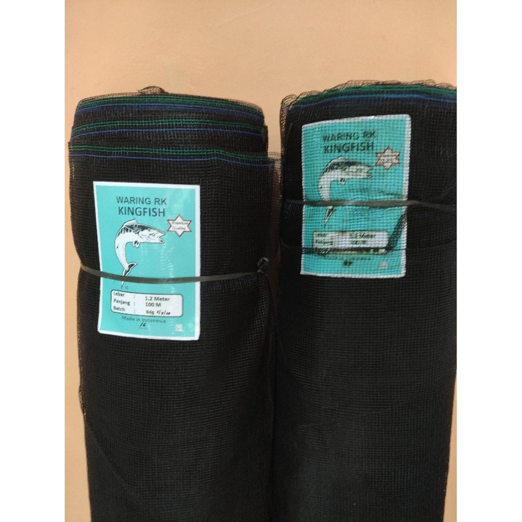Waring RK Kualitas Super Premium Kuat Anti Geser Original King Fish panjang 100 meter x 1,2 Meter