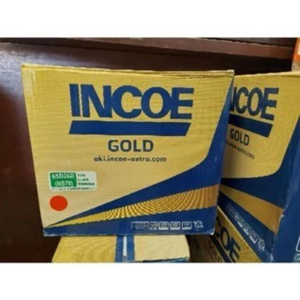 INCOE GOLD BATERAI AKI MOBIL Inco Ns70 65ah 12v ORIGINAL