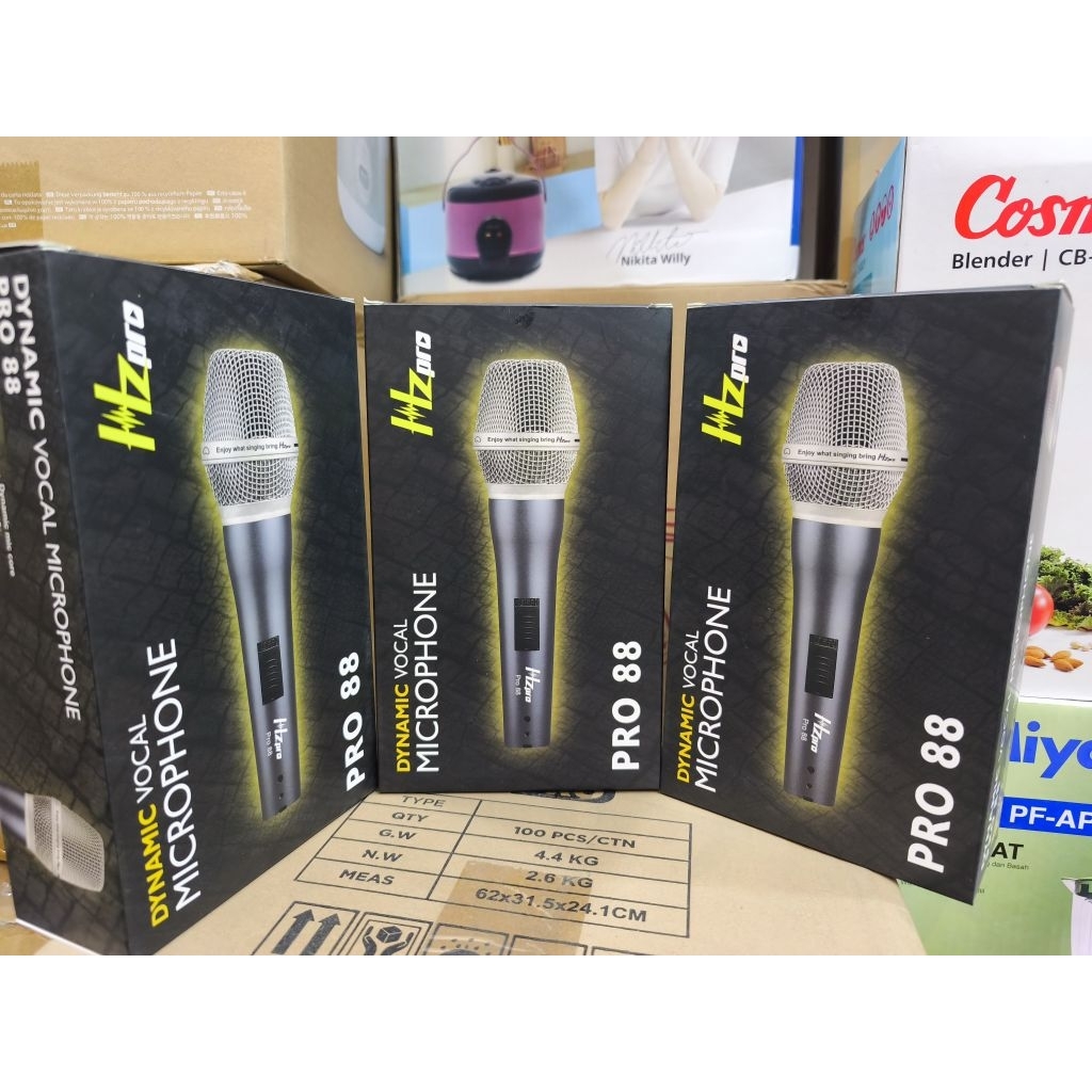 microphone kabel hzpro original kualitas terbaik