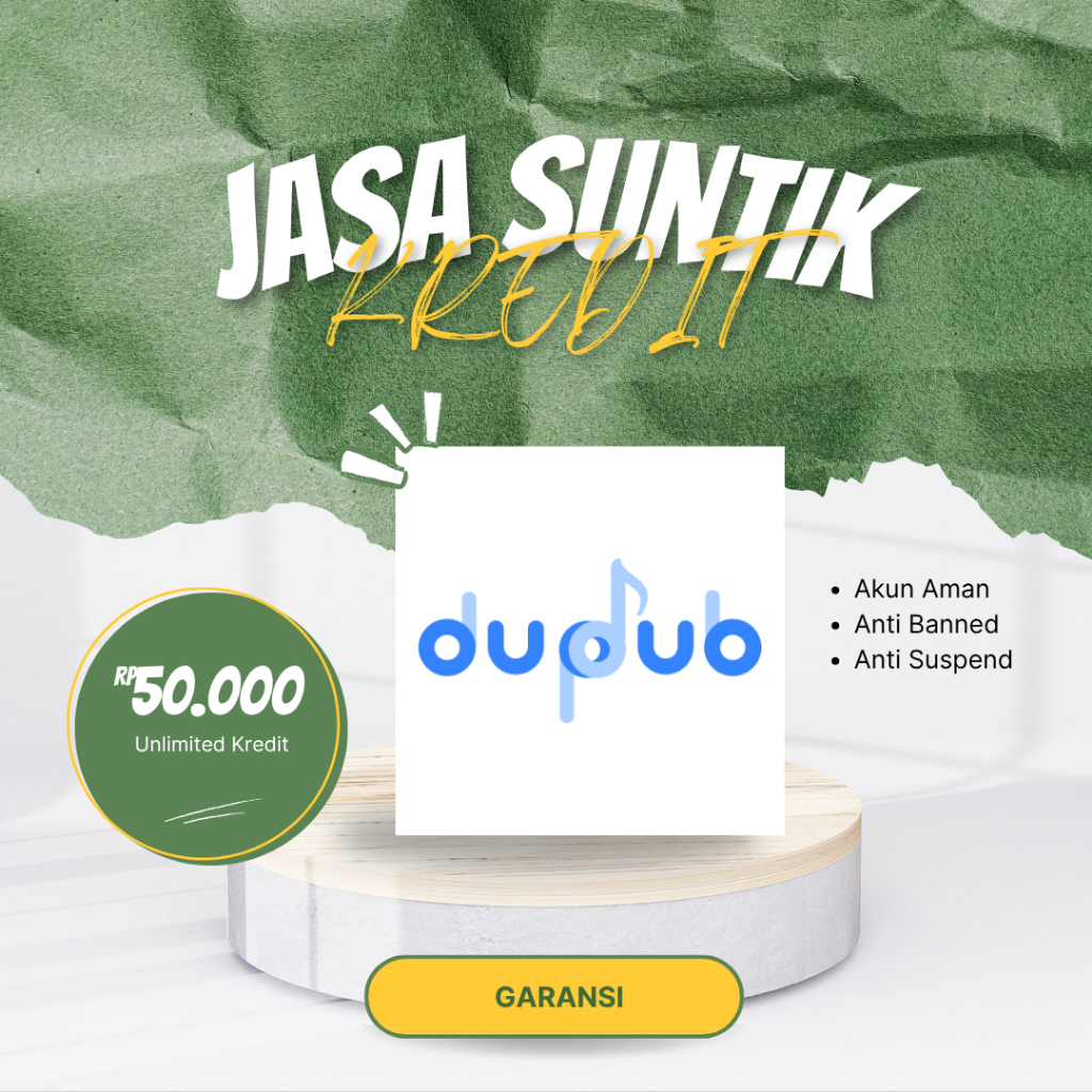 [PROMO] Jasa Isi Credit Dubdup AI Lifetime / Text to Speech Murah Bergaransi