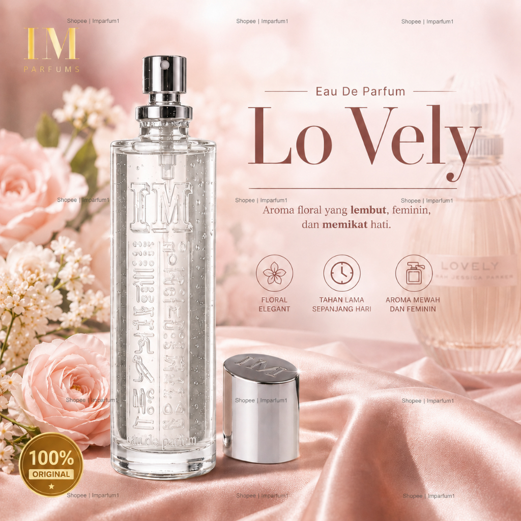 Im Parfum Original Lo Vely Bpom -  Parfum Wanita Wangi Lembut Mewah Elegan Tahan Lama