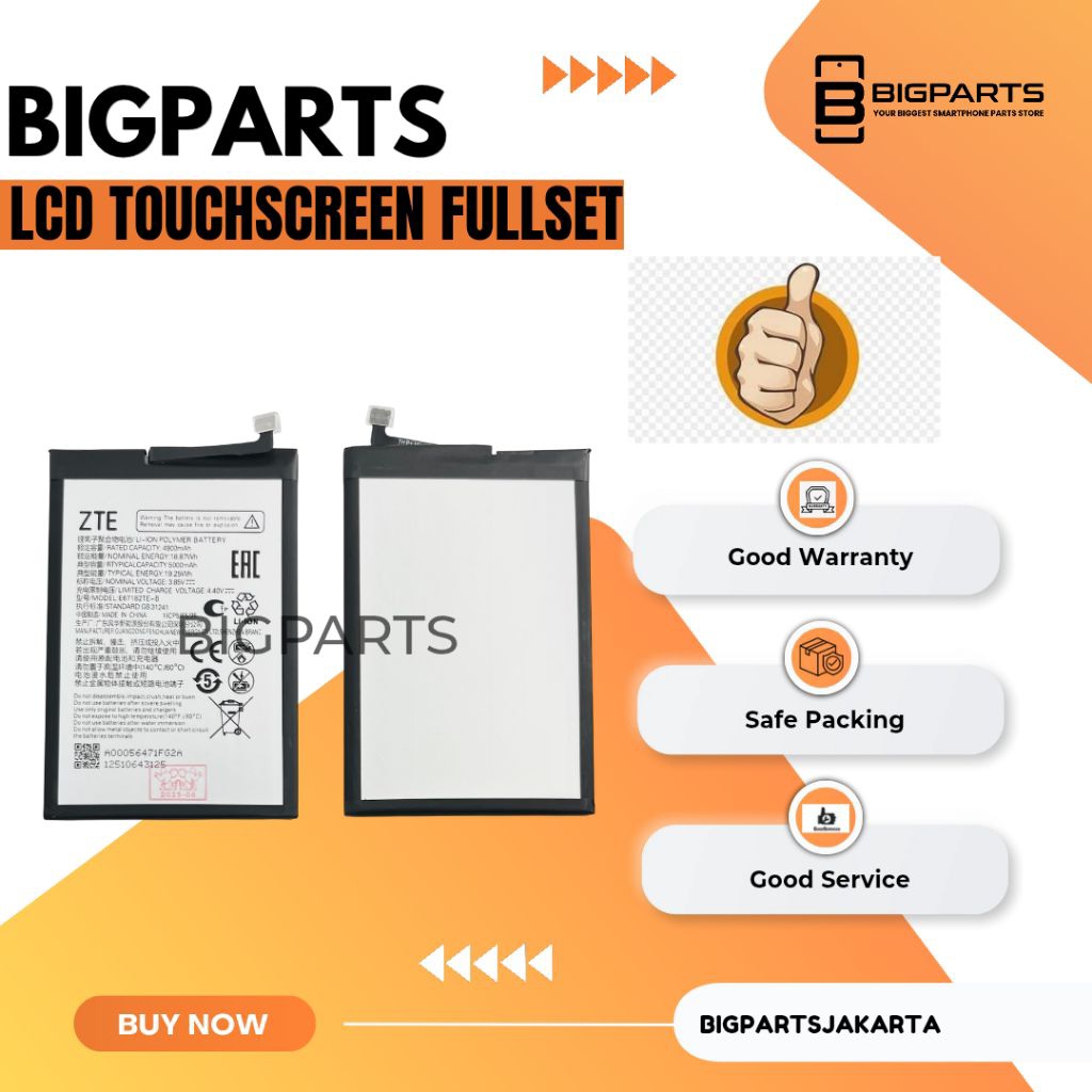 BATTERY ZTE BLADE A35 A55 E6718ZTE-B