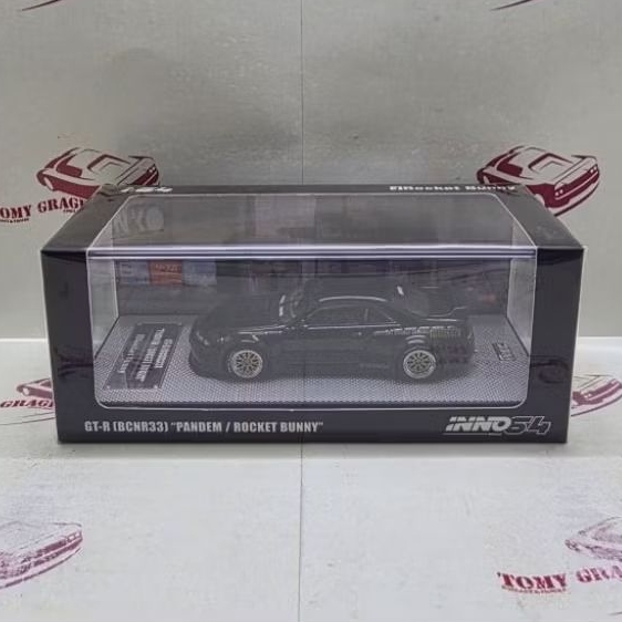 Inno64 Inno 64 Nissan Skyline GT-R R33 BCNR33 Pandem / Rocket Bunny Black