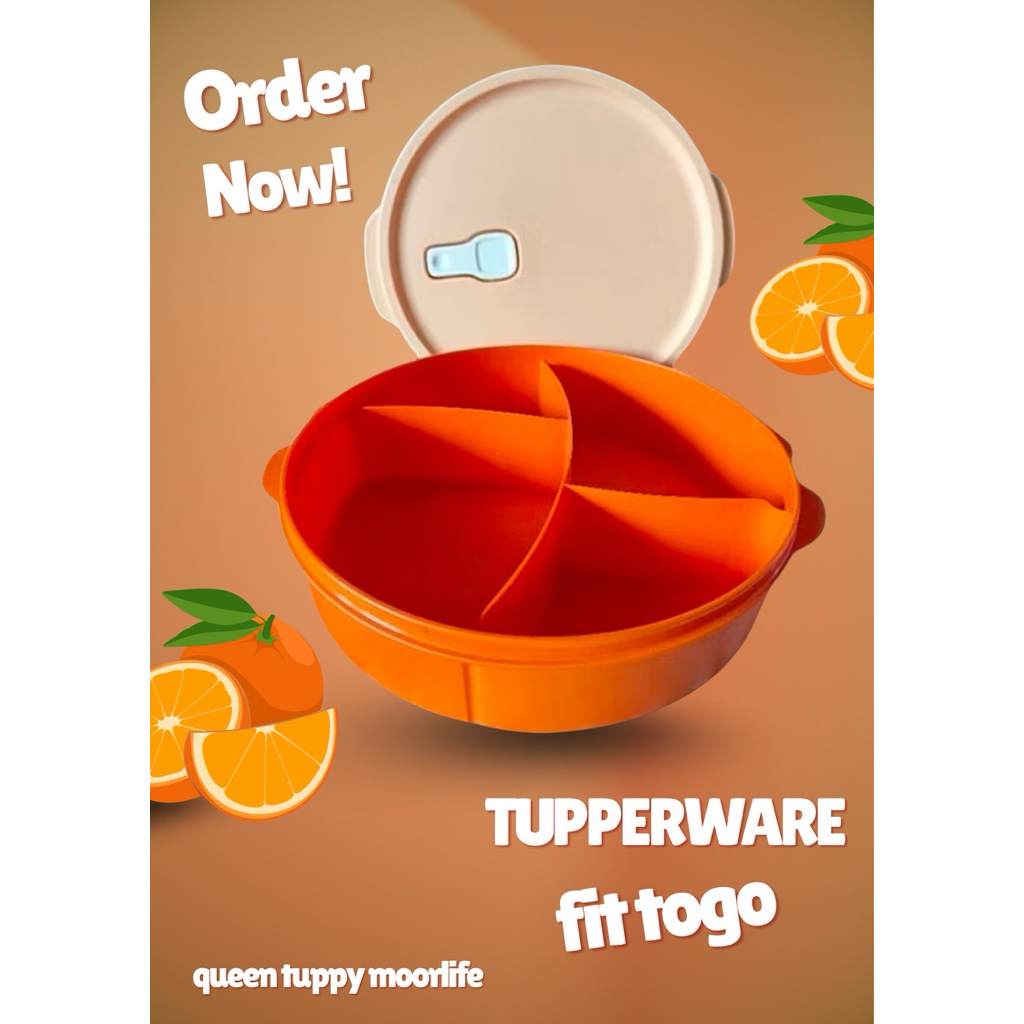 TUPPERWARE WADAH BEKAL BULAT FIT TOGO