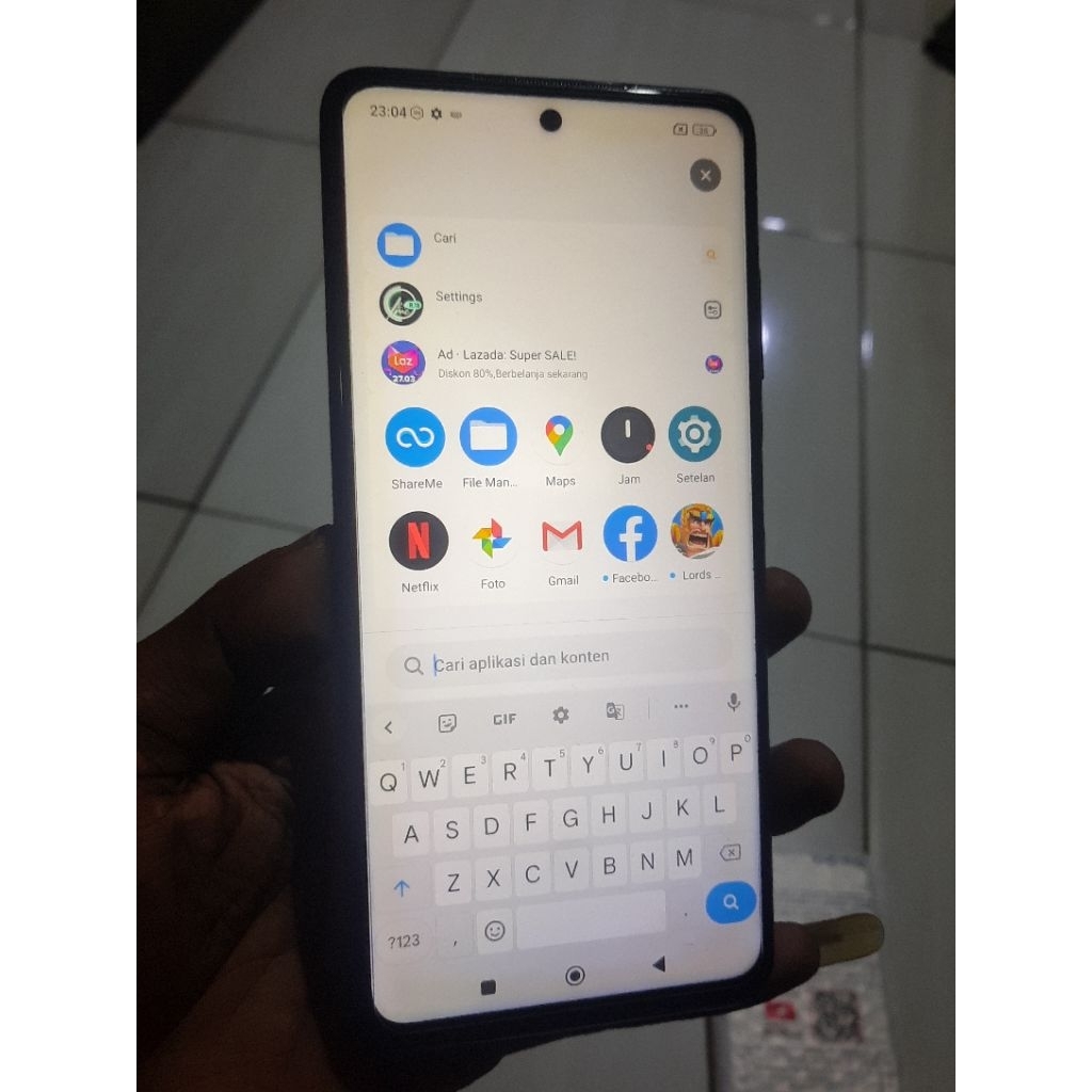 pocco x3 pro 6/128gb minus baca deskripsi