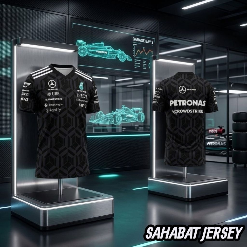 Kaos Olahraga Jersey Mercedes F1 2026 Sport