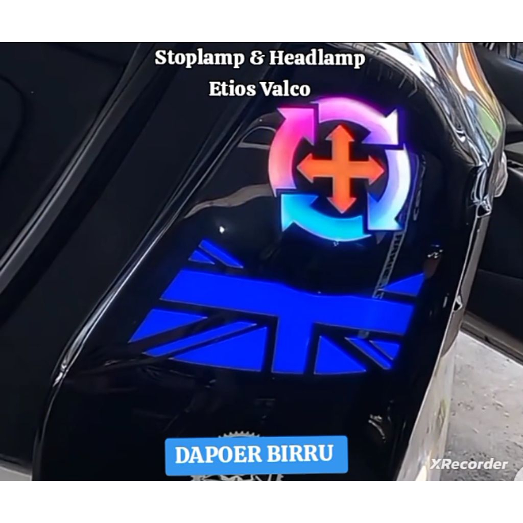 Custom Stoplamp Toyota Etios Valco.Lampu Stoplamp Belakang Etios Valco Rgb