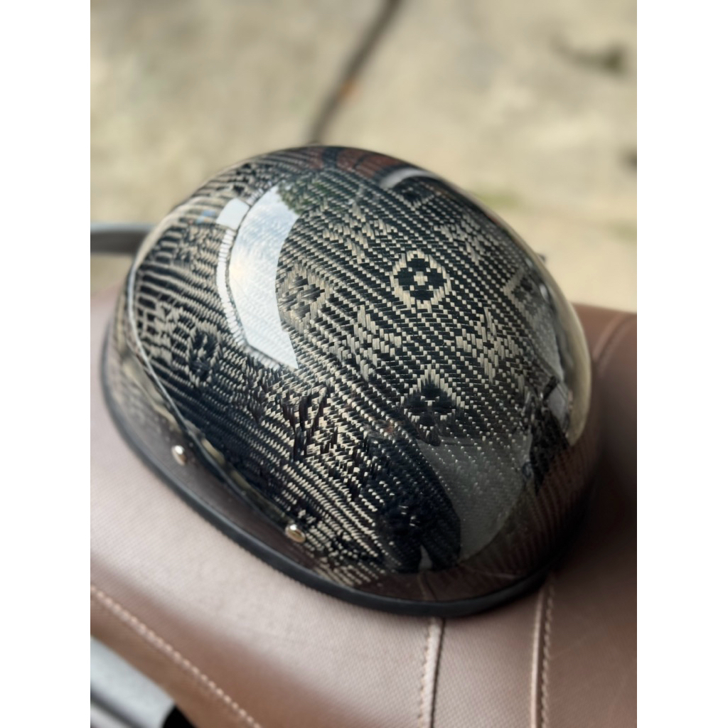 helm harley davidson cetok catok batok chip halface