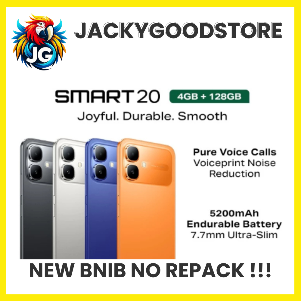 Infinix Smart 20 Smart 4/64 GB 4/128 GB BNIB NO REPACK