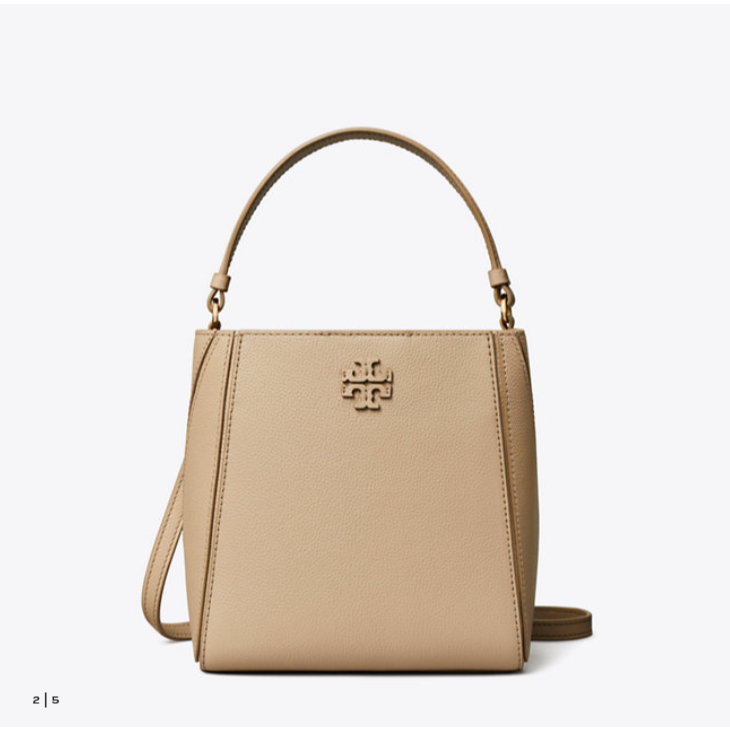 (ORIGINAL) Tory Burch McGraw Bucket Bag I Tas Selempang