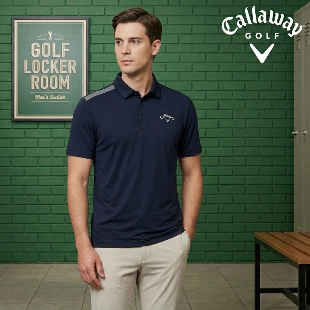 Kaos Polo CALLAWAY GOLF SPORT Shirt Olahraga Original Second Preloved