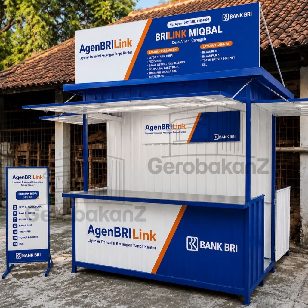 Booth Kontainer Brilink | Gerobak Kontainer Agen Brilink