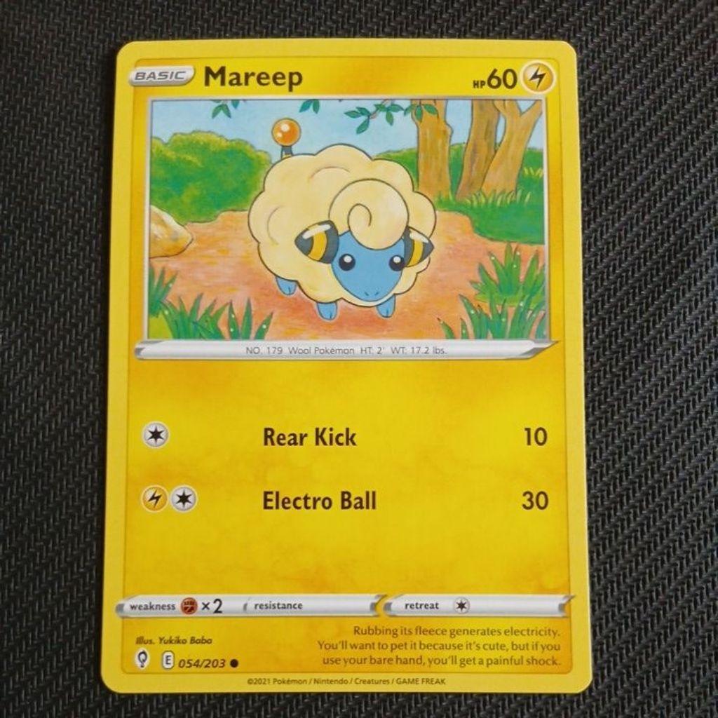 POKEMON MAREEP EVOLVING SKIES NON FOIL SINGLES