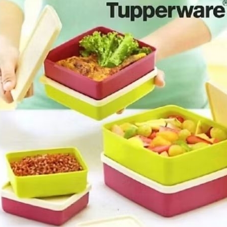 Bekal Medium Square Away 360ml Tupperware