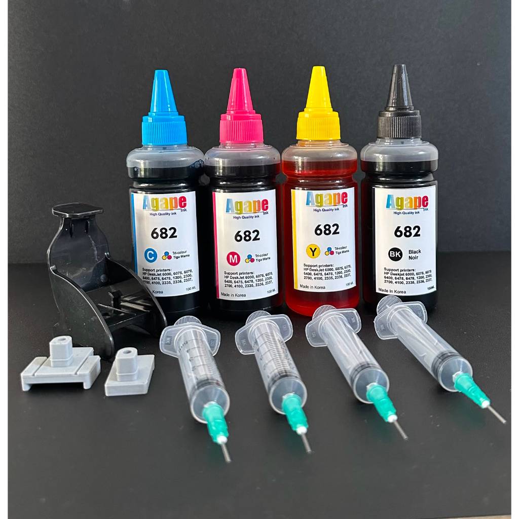 HP682 TINTA HP 2335/2336/2337 REFILL HP 682 BERIKUT SUNTIKAN GRATIS ONGKIR