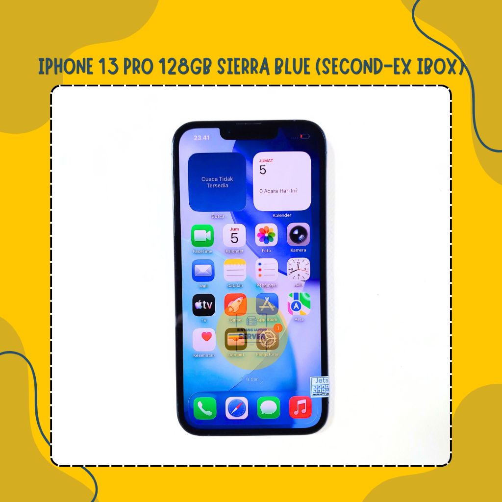 IPHONE 13 PRO 128GB Sierra Blue Second Unit Only Ex iBox