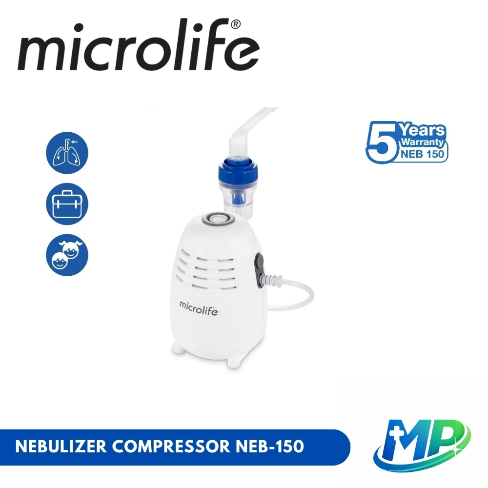 NEBULIZER COMPRESSOR MICROLIFE NEB-150 MINI - ALAT UAP PERNAPASAN