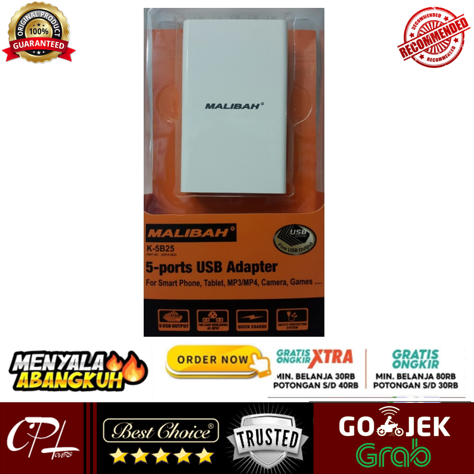 Malibah 5-ports USB Adapter