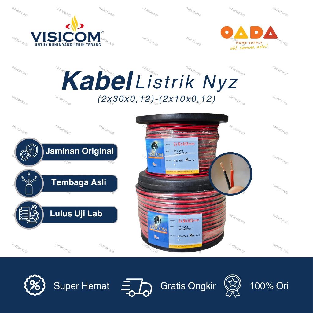 VISICOM Kabel NYZ 2X10X90 Meter
