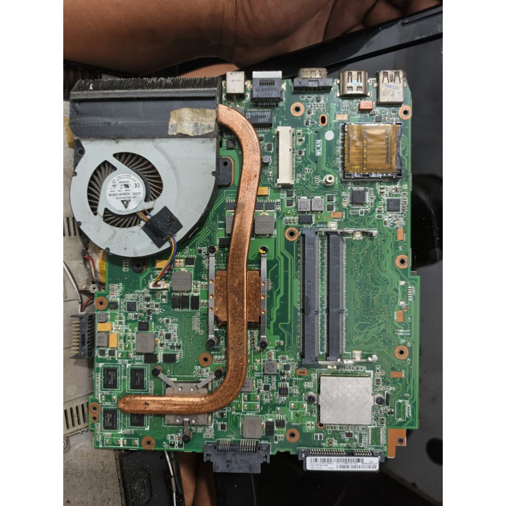 motherboard/mainboard/mesin Asus A43S core i3 normal