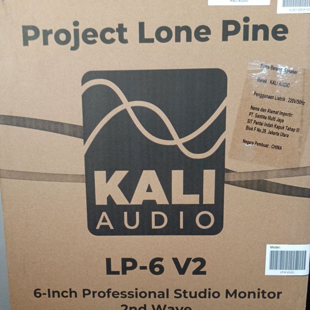Kali audio LP6 V2 Black / LP6V2 Hitam