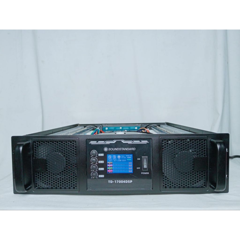 POWER AMPLIFIER SOUNDSTANDARD TD17004 4CH 4X1700 WATT SOUNDSTANDARD TD-17004 SOUNDSTANDARD 3U