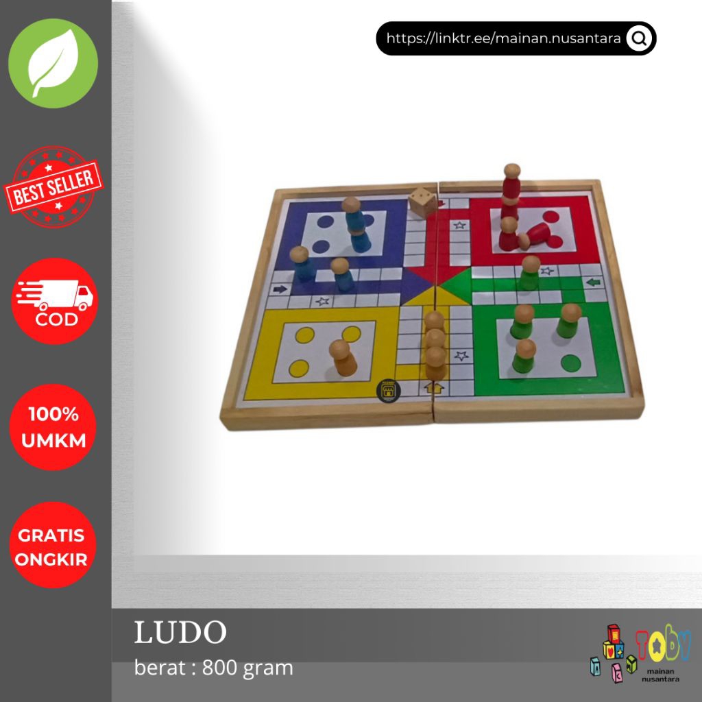 LUDO Papan permainan | LUDO board games Mainan edukasi anak