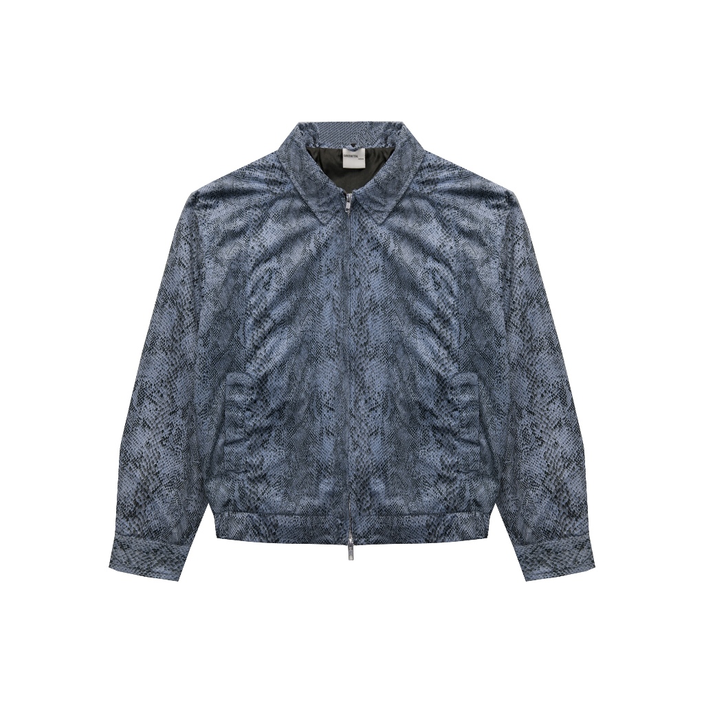 GrowthCasual - Blouson Suede Double Zipper Jacket