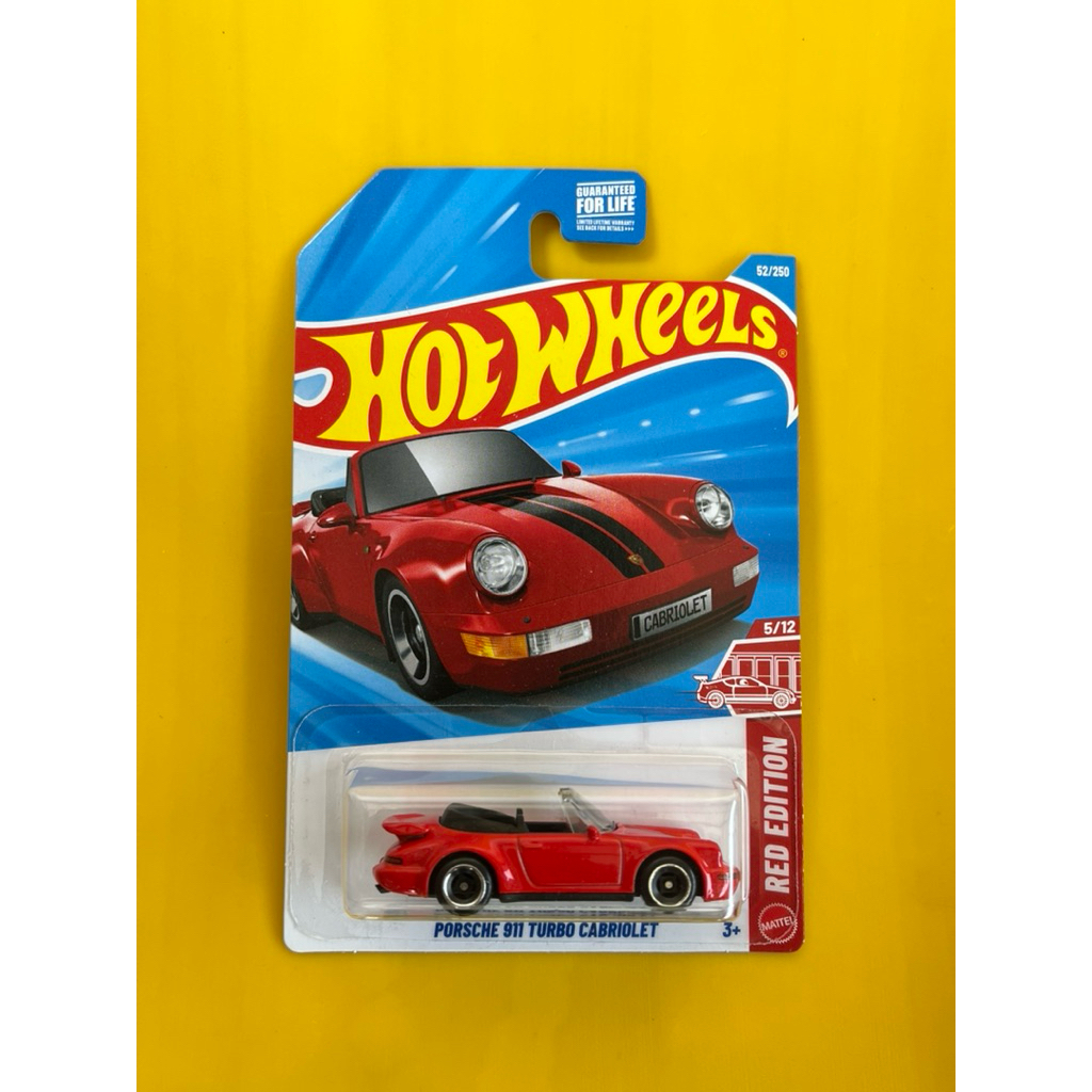 Hot Wheels Hotwheels Porsche 911 Turbo Cabriolet Red Edition
