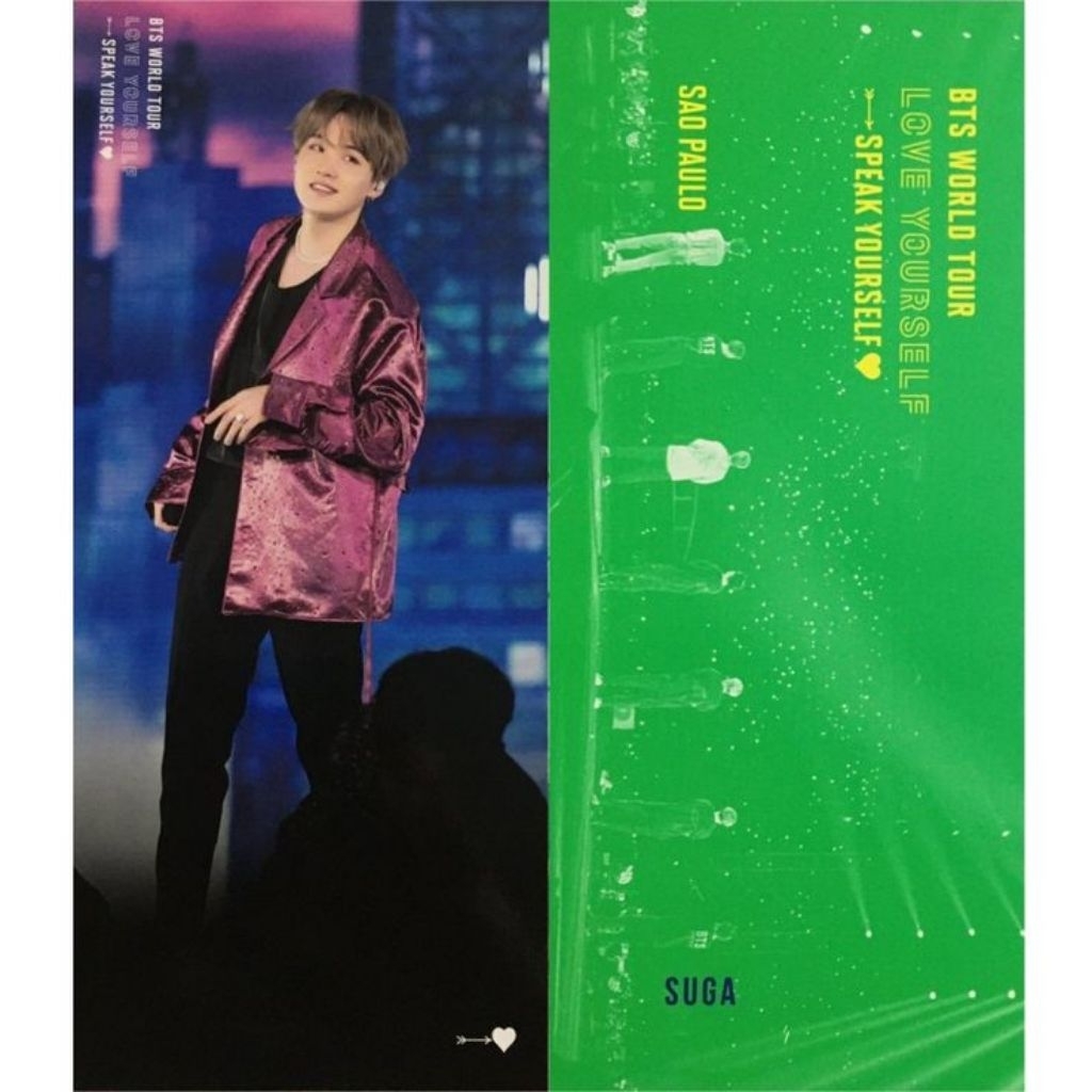 bts suga yoongi book mark dvd sao paulo brazil official