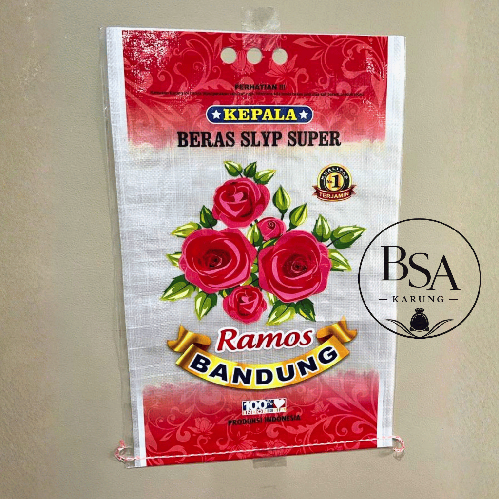 Karung Beras Laminasi Merk Ramos Bandung 5kg