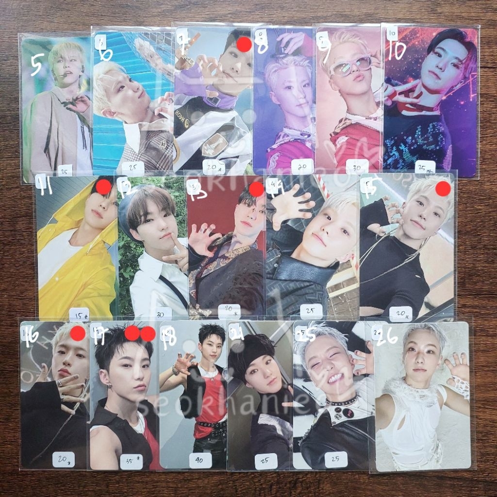 SEVENTEEN HOSHI HEAVEN YIZHIYU SECTOR 17 LD POB BSS HAPPY BURSTDAY PHOTOCARD PC OFFICIAL