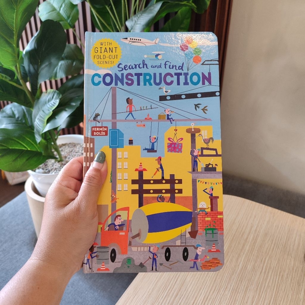 BIG BAD WOLF BOOKS • SEARCH AND FIND : CONSTRUCTION - BOARD BOOK BBW IMPORT