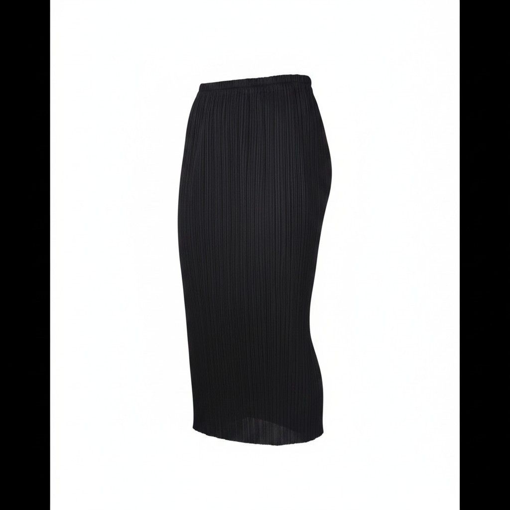 issey miyake pleats please black skirt