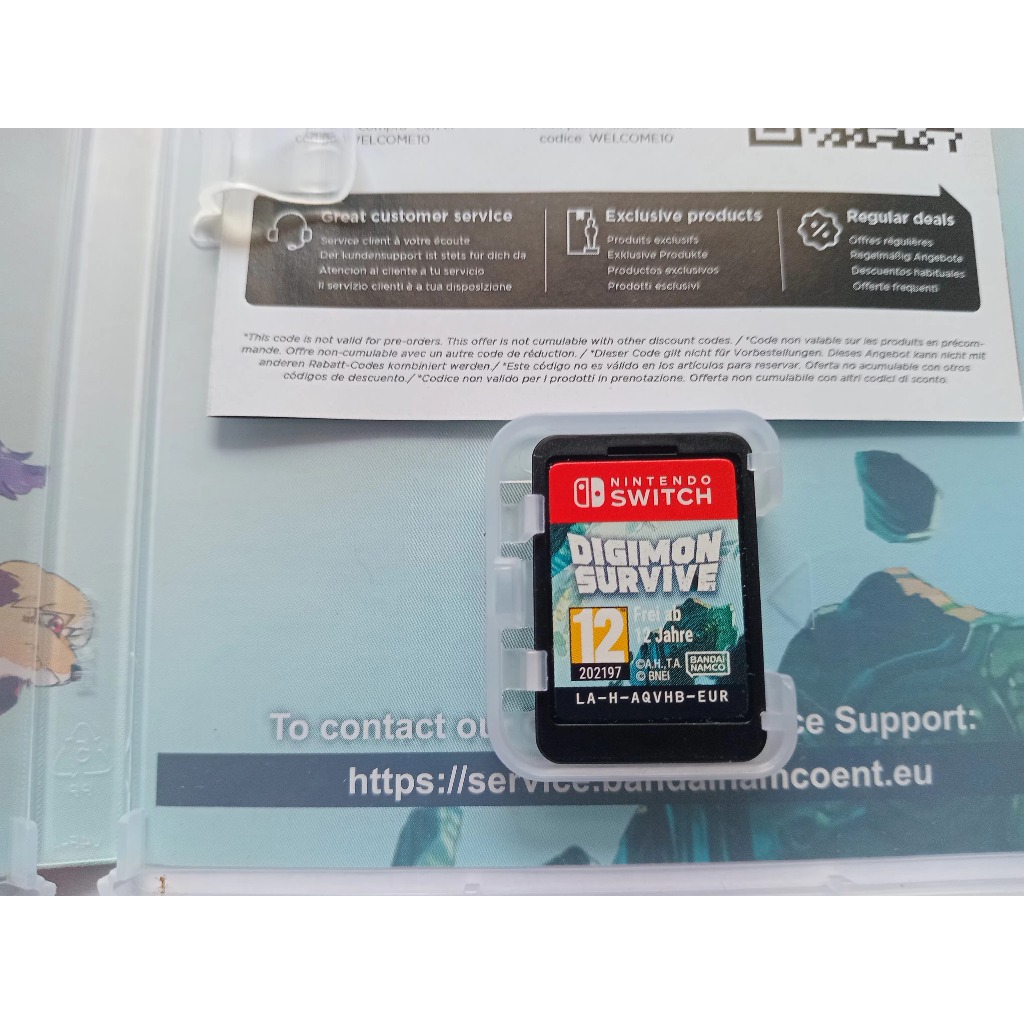 Catridge Digimon survive nintendo switch