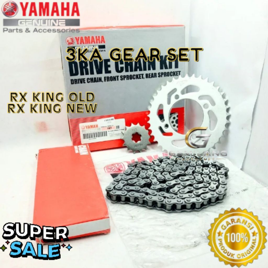 GEAR SET KODE 3KA, GEAR SET RX KING OLD, GEAR SET RX KING NEW