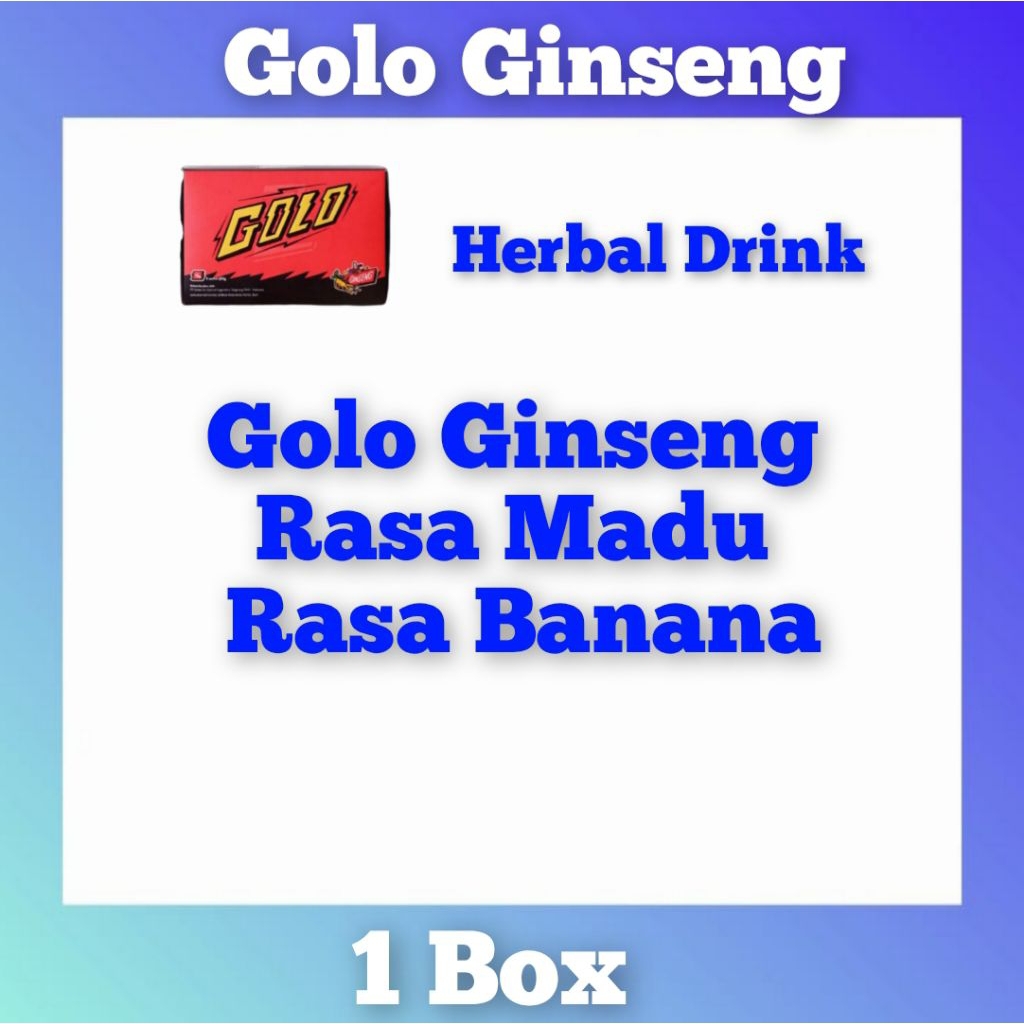 Privasi Mister Gold Ginseng 1 Box Minuman Herbal Golo