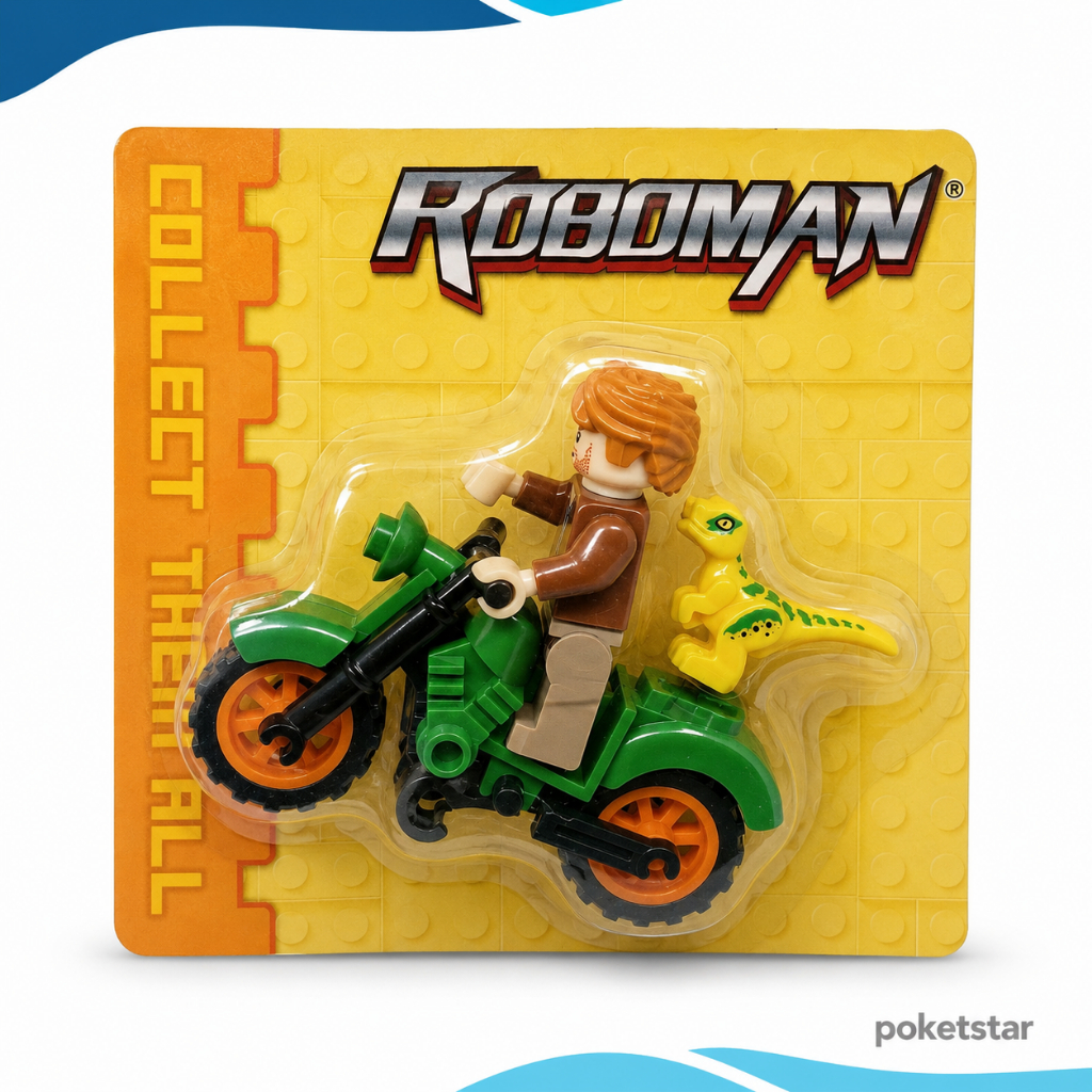 Mainan edukasi anak mini motor dan hewan kecil