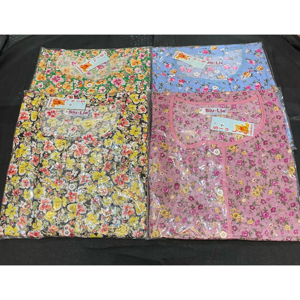 Siu lie daster Katun busui Jumbo xl/Baju tidur Siu lie LD 120 bahan adem