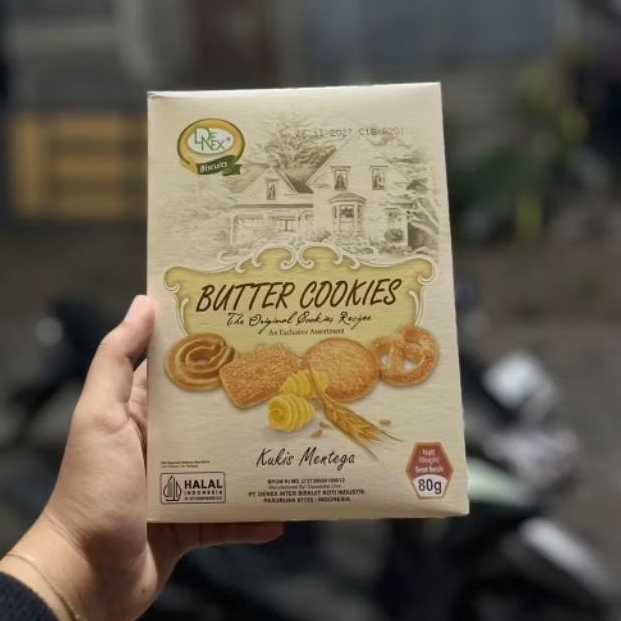DENEX BUTTER COOKIES 80gr(1karton)/DENEX BUTTER COOKIES ASUL ASUL/DENEX BUTTER MURAH/ASUL ASUL MURAH
