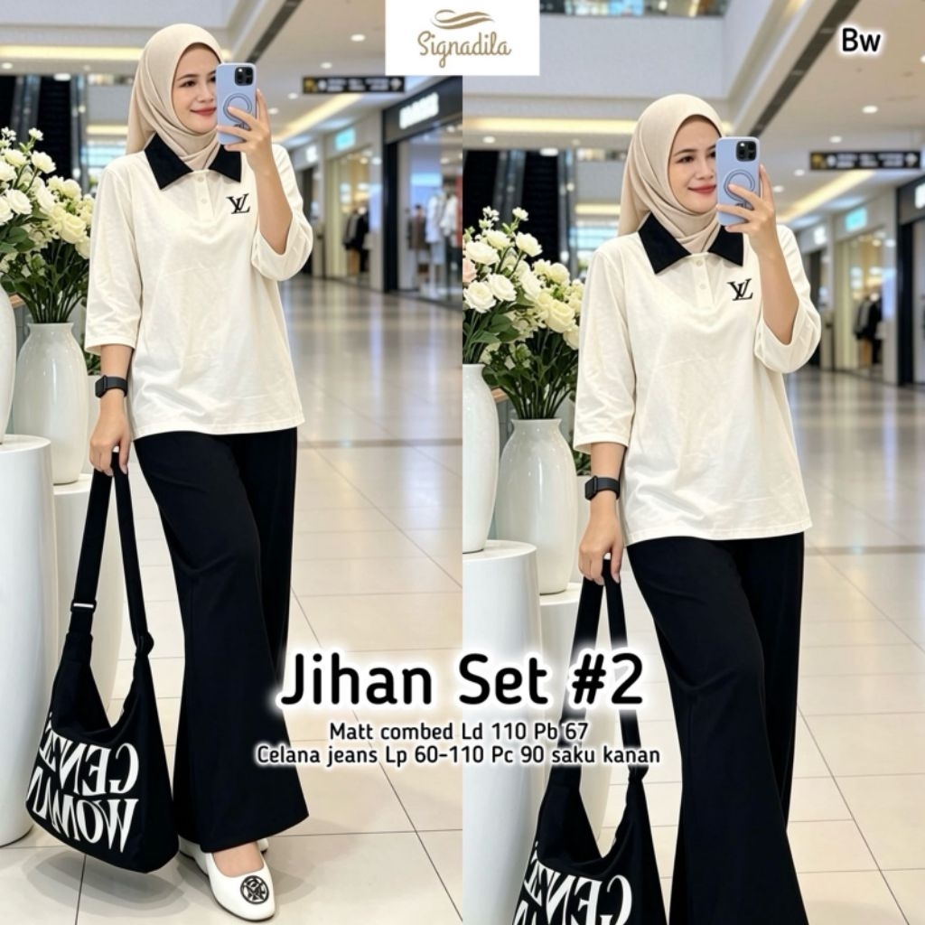 Jihan Set #2 Combed Mix Jeans Premium