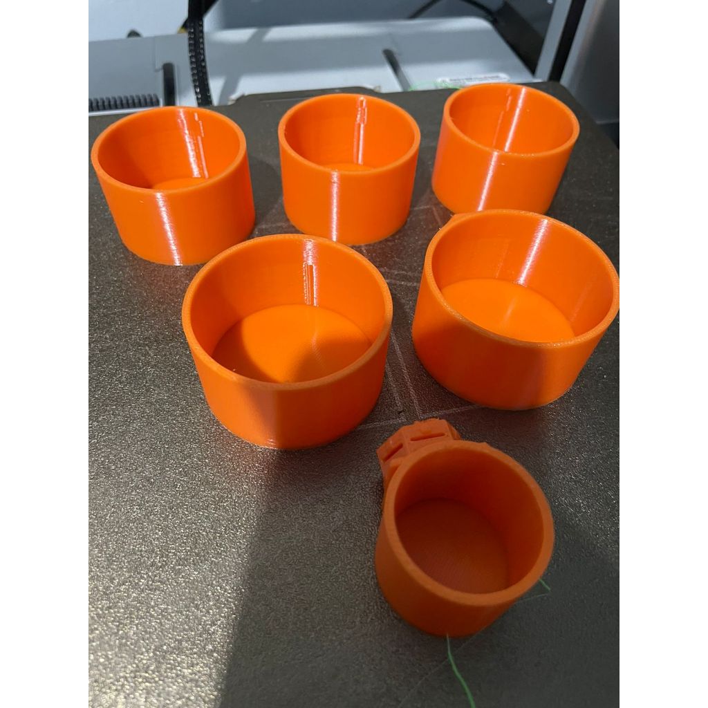 Tatakan Botol Orange 6 Pcs Reef Tank