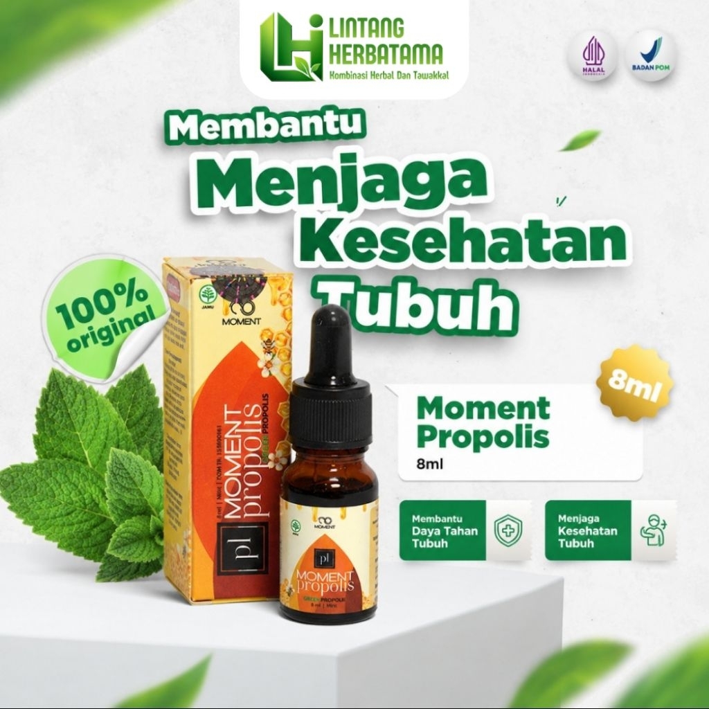 Moment Propolis Brazilian High Tech Nano Mint Isi 6 ml Original